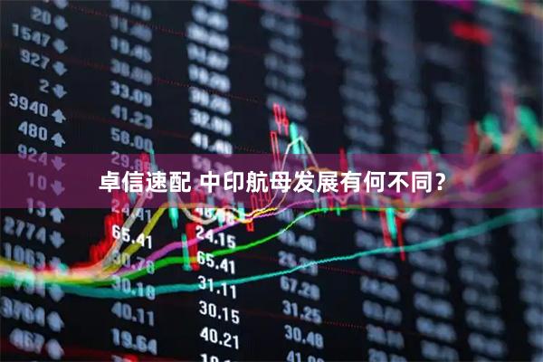 卓信速配 中印航母发展有何不同？