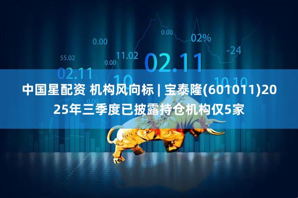 中国星配资 机构风向标 | 宝泰隆(601011)2025年三季度已披露持仓机构仅5家